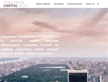 Tablet Screenshot of corporatecapitaltrust.com